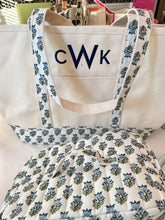 Load image into Gallery viewer, Block Print Train Case and Weekender Set