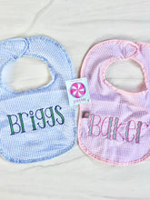 Load image into Gallery viewer, Seersucker Bib