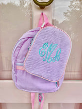 Load image into Gallery viewer, Mint Gumdrop Seersucker Lunchbox