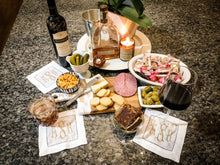 Load image into Gallery viewer, Monogrammed cocktail napkins (set of 4)