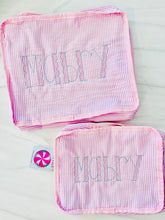 Load image into Gallery viewer, Mint Seersucker Stacking Set