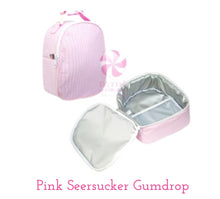 Load image into Gallery viewer, Mint Gumdrop Seersucker Lunchbox
