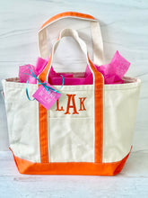 Load image into Gallery viewer, Monogrammed Boat Tote