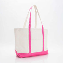 Load image into Gallery viewer, Monogrammed Boat Tote