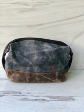 Load image into Gallery viewer, Waxed Canvas Dopp Kit