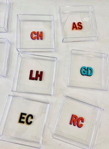 Monogrammed Acrylic Tray
