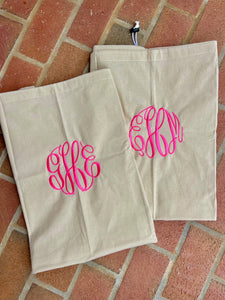 Monogrammed Laundry Bag