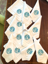 Load image into Gallery viewer, Monogrammed Dinner Napkins
